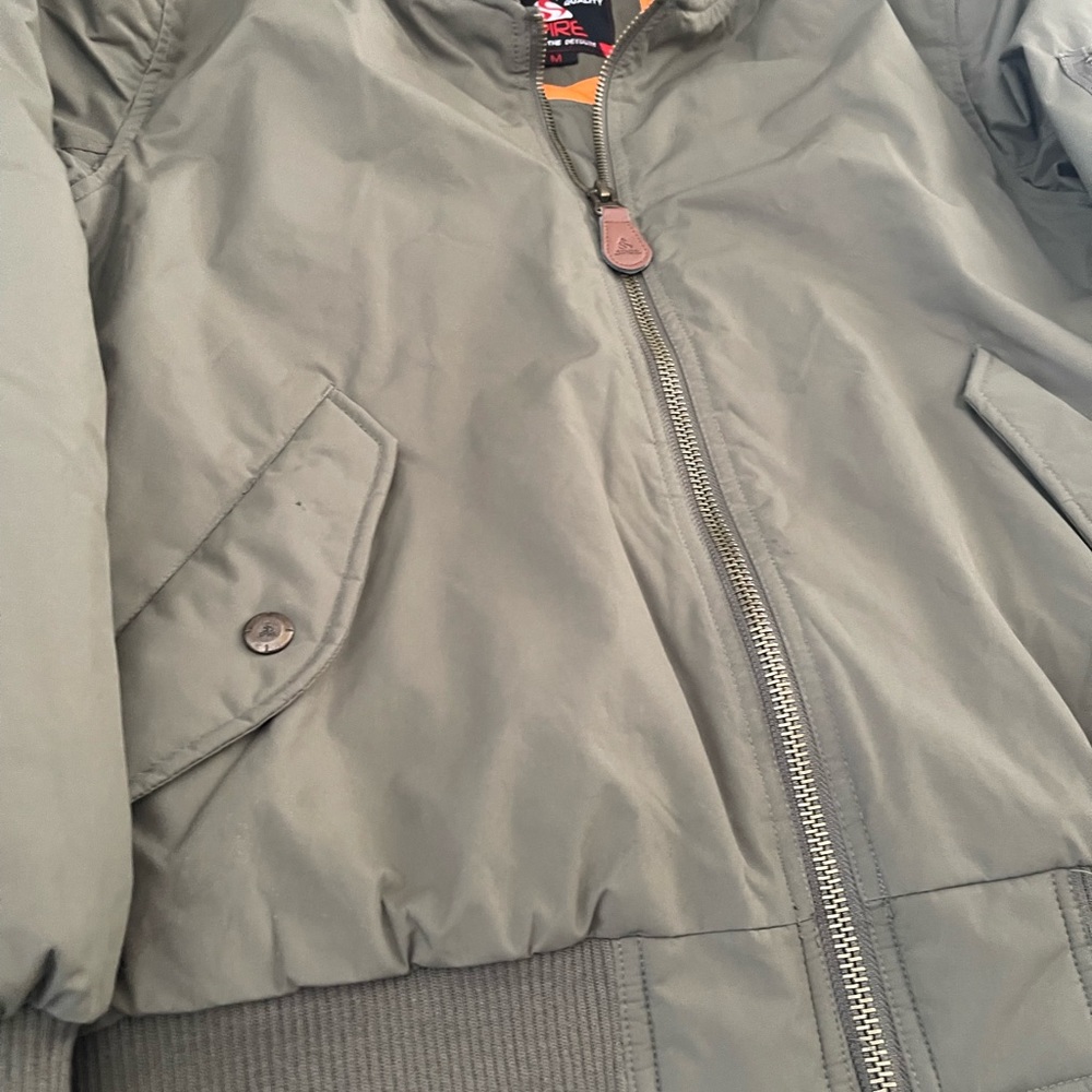 (SPIRE) Men's Oversized Heavyweight MA-1 Bomber Flight Jacket - Picture 9 of 15